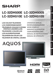 Sharp AQUOS LC-32DH500S Mode D'emploi