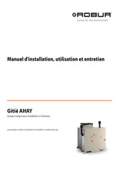Robur Gitié AHAY/2 C1 2 Manuel D'installation, Utilisation Et Entretien