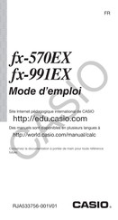 Casio fx-570EX Mode D'emploi