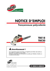 BEAL TBE18 Notice D'emploi