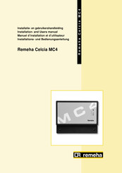 REMEHA Celcia MC4 Manuel D'installation Et D'utilisation