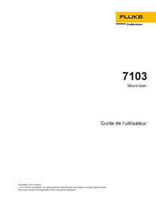 Fluke 7103 Guide De L'utilisateur