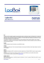 Novus LogBox BLE Mode D'emploi