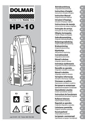 Makita DOLMAR HP-10 Instructions D'emploi