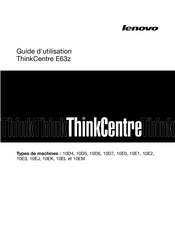 Lenovo ThinkCentre E63z Guide D'utilisation