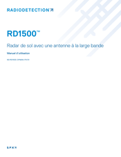 SPX Radiodetection RD1500 Manuel D'utilisation
