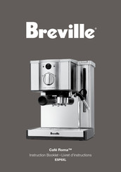 Breville Café Roma ESP8XL Livret D'instructions