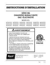 Bard W24G3CC Instructions D'installation