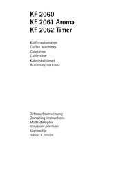 AEG KF 2062 Timer Mode D'emploi