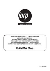IARP GAMMA 200 One Instructions D'emploi Et D'entretien