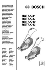Bosch ROTAK 34 Instructions D'emploi