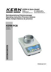 Kern PCB Mode D'emploi