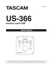 Tascam US-366 Mode D'emploi