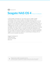 Seagate NAS OS 4 Manuel D'utilisation