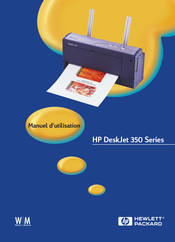 HP DeskJet 350Cbi Manuel D'utilisation