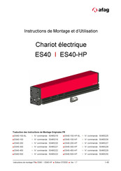 Afag ES40-100-HP Instructions De Montage Et D'utilisation