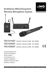 IMG STAGELINE TXS-616SET Mode D'emploi