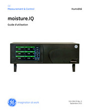 GE moisture.IQ Guide D'utilisation