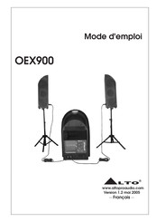 Alto OEX900 Mode D'emploi