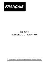 JUKI AB-1351 Manuel D'utilisation