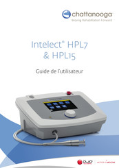 Chattanooga Intelect HPL15 Guide De L'utilisateur