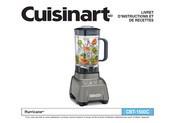 Cuisinart Hurricane CBT-1500C Livret D'instructions