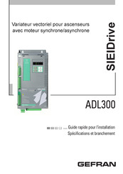 gefran SIEIDrive ADL300 Guide Rapide