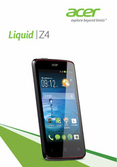 Acer Liquid Z4 Manuel De L'utilisateur