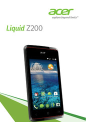 Acer Liquid Z200 Manuel De L'utilisateur