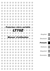 NEC LT75Z Manuel D'utilisation