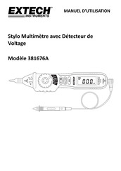 Extech Instruments 381676A Manuel D'utilisation