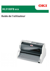 Oki ML5100FB eco Guide De L'utilisateur