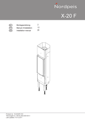 Nordpeis X-20 F Manuel D'installation