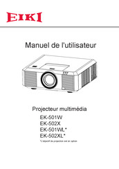 Eiki EK-501W Manuel De L'utilisateur