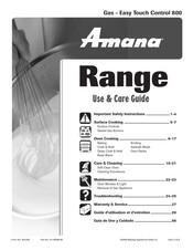 Amana AGR5825RDB Guide D'utilisation Et D'entretien