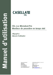 CASELLA CEL 712 Microdust Pro Manuel D'utilisation