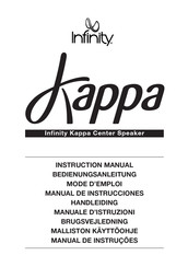 Infinity Kappa Série Mode D'emploi