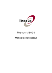 Thecus M3800 Manuel De L'utilisateur