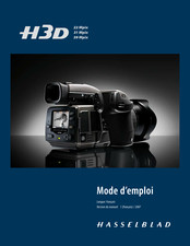 Hasselblad H3D-22 Mode D'emploi