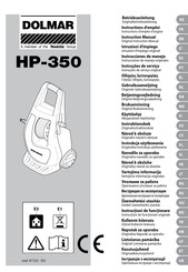 Makita DOLMAR HP-350 Instructions D'emploi