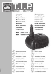 T.I.P. PSP 10000 ECO Instructions D'emploi