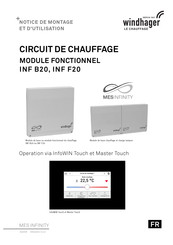 Windhager Mesinfinity INF F20 Notice De Montage Et D'utilisation