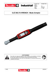 Desoutter Delta Wrench 800 Mode D'emploi