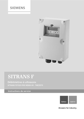 Siemens SITRANS F FST020 IP65 NEMA 4X Instructions De Service