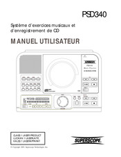 Superscope PSD340 Manuel Utilisateur