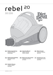 Dirt Devil DD 2200-2 Mode D'emploi