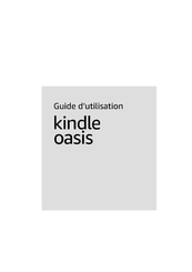 Amazon Kindle Oasis Guide D'utilisation