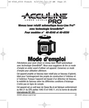 AccuLine PRO 40-6540 Mode D'emploi