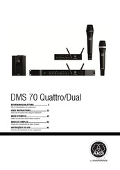 Harman AKG DMS 70 Quattro Mode D'emploi