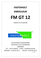 FASTERHOLT FM GT 12 Manuel D'utilisation